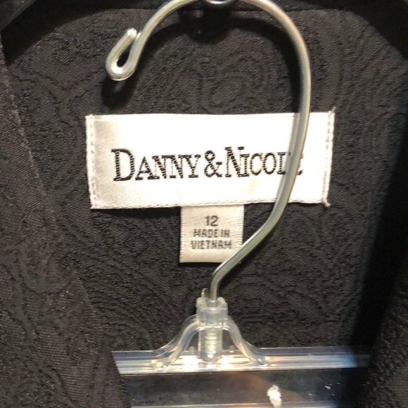 Danny & Nicole Black Jacket & Skirt - Picture 4 of 9